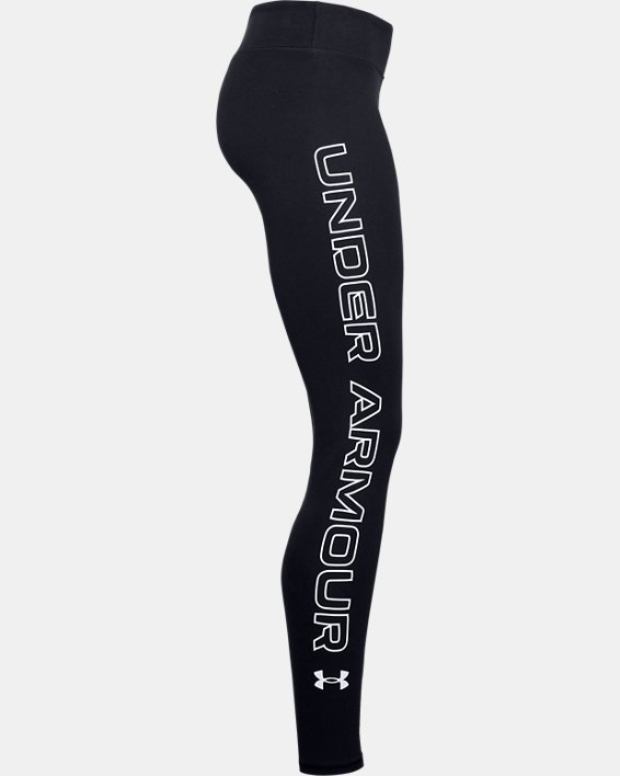 Damen UA Favorite Leggings mit Markenschriftzug, Black, pdpMainDesktop image number 6